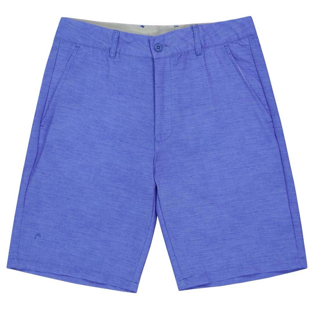 Head Blue Flat Front Shorts Lightweight Design